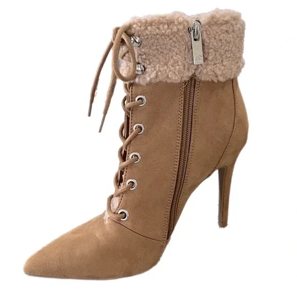 Jessica Simpson Shoes Nwot Jessica Simpson Suede Stiletto Lace